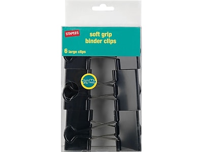 rubber coated binder clips