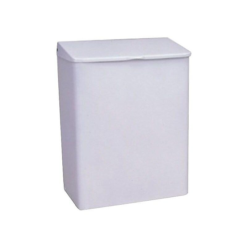 Impact Enamel Napkin Receptacle, White, Each (25033000) image 1