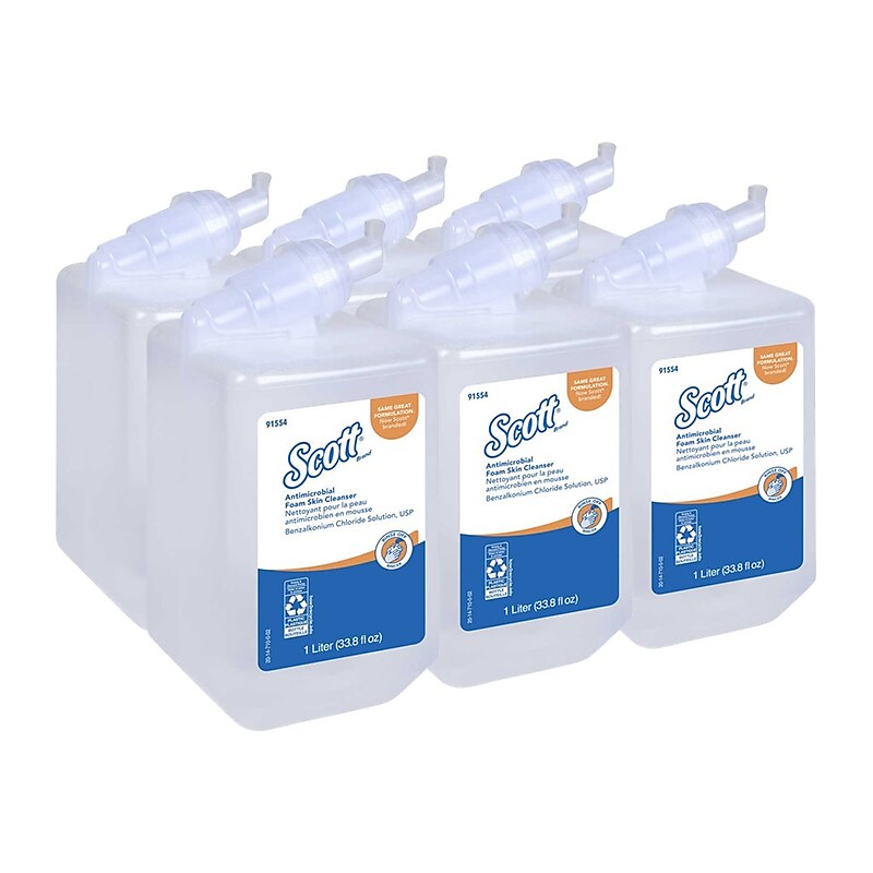 Scott Control Foaming Hand Soap Refills, 33.8 oz, 6/Carton (91554) image 1