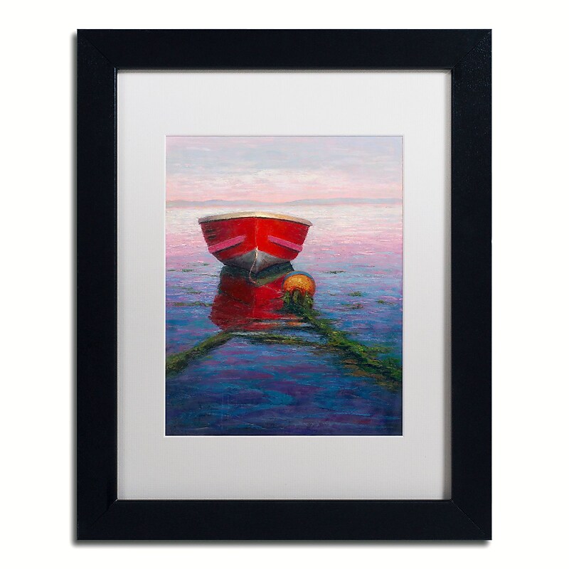 Trademark Fine Art Daniel Moises 'Tranquility' 11" x 14" Matted Framed Art Print (190836278237) image 1