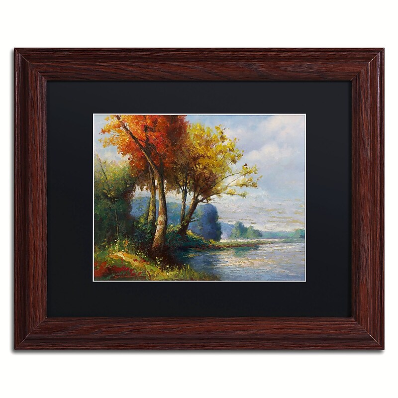 Trademark Fine Art Daniel Moises 'Corot Tribute' 11" x 14" Matted Framed Art Print (190836236244) image 1