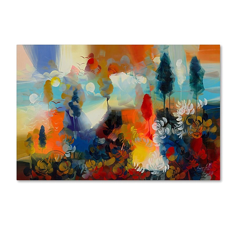 Trademark Fine Art Andrea 'Fulfillment' 12" x 19" Canvas Stretched Art Print (190836010561) image 1