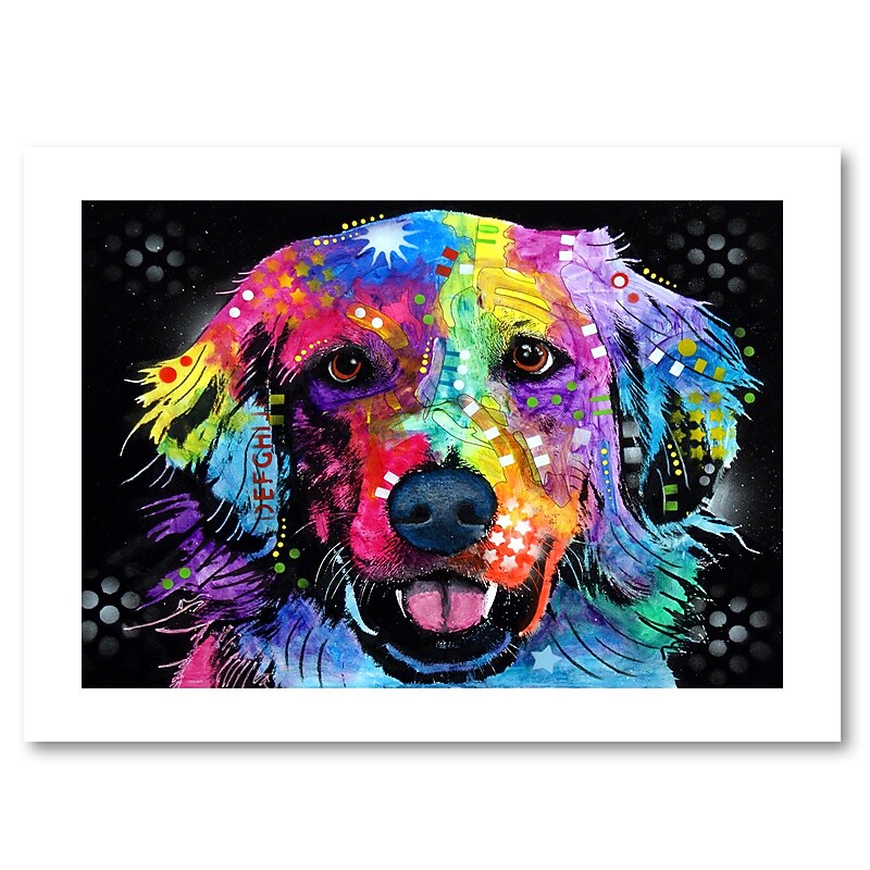 Trademark Fine Art Dean Russo 'Golden' 18" x 24" Paper Rolled Art Print (190836157372) image 1