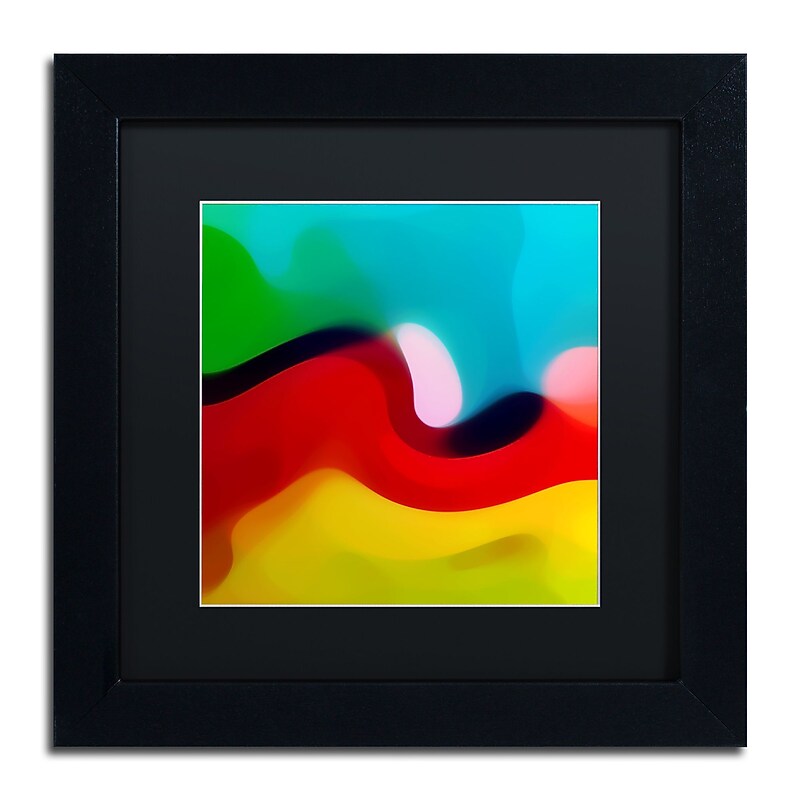 Trademark Fine Art Amy Vangsgard 'Moon Resting 1' 11" x 11" Matted Framed Art Print (886511934313) image 1