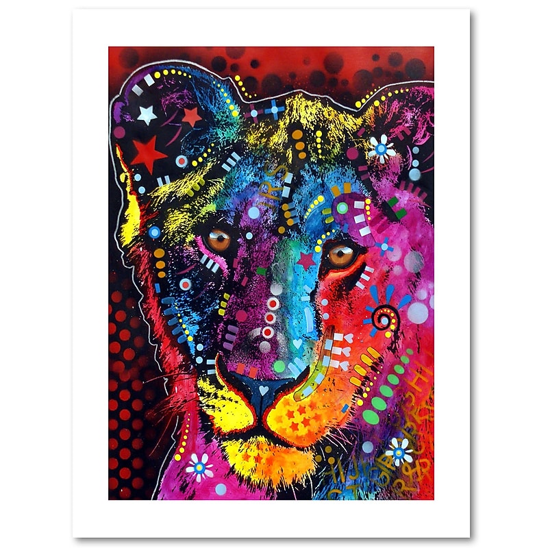 Trademark Fine Art Dean Russo 'Young Lion' 18" x 24" Paper Rolled Art Print (190836149278) image 1
