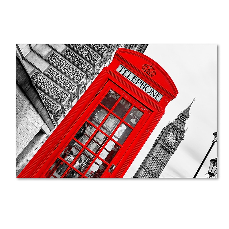 Trademark Fine Art Philippe Hugonnard 'London' 12" x 19" Canvas Stretched Art Print (190836119608) image 1