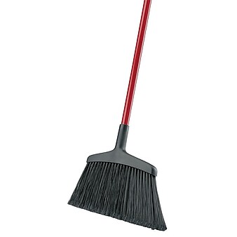 Libman Wide Commercial 15" Angle Broom, Steel Handle, 6 Pack (997)