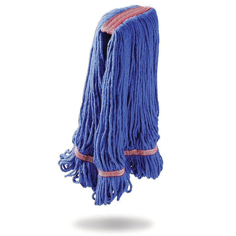 Libman Large Blue Blend Wet Mop, 20-oz., 6/Carton (968) image 1