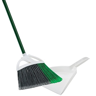 Libman Large Precision Angle 13" Broom with Dust Pan, 4 Pack (#248)