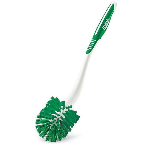 Libman Angled Toilet Bowl & Urinal Brush, 6 pack (1020) Staples