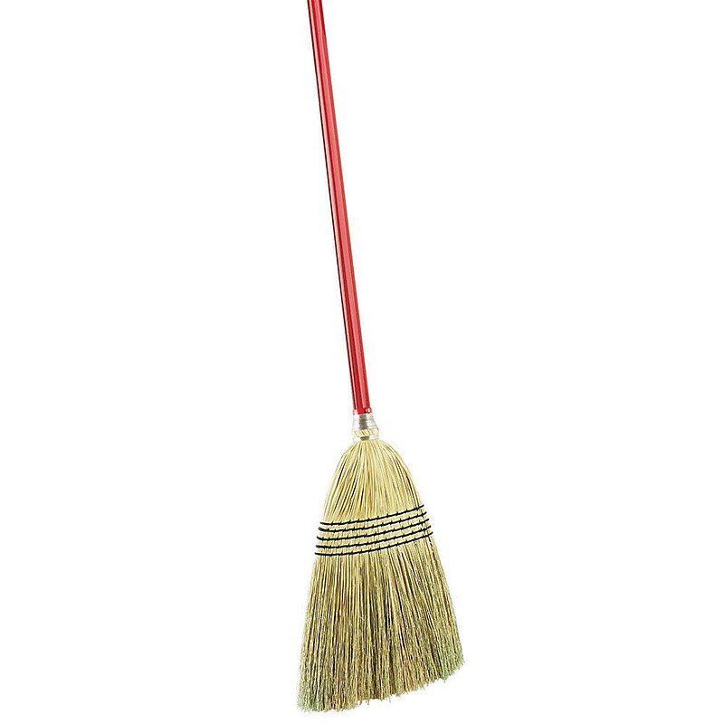 Libman Big Corn Broom, 100% Natural Broomcorn, 6 Pack (#502) image 1