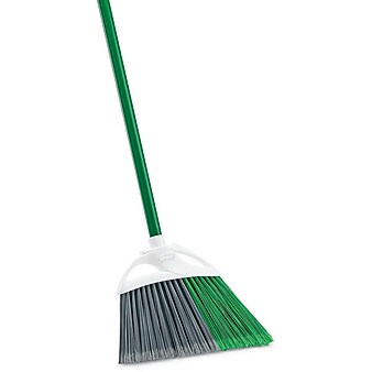 Libman Precision Angle 11" Broom, Steel Handle, 6 Pack (#201)
