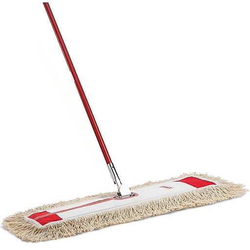 Libman Dust Mop Frame, Red/White, 6/Carton (0924006) Staples