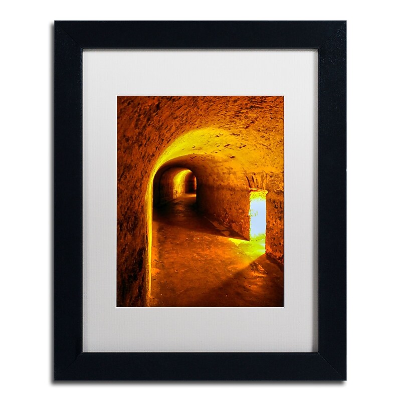 Trademark Fine Art CATeyes 'Castillo San Cristobal 2' 11" x 14" Matted Framed Art Print (190836037124) image 1