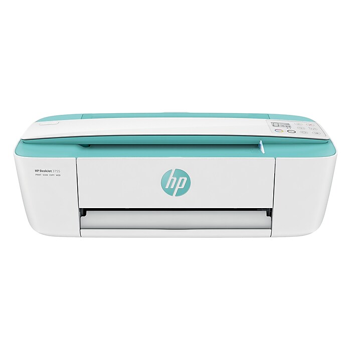HP Deskjet 3755 Wireless All-in-One Color Inkjet Printer, HP Instant Ink Ready (J9V92A)