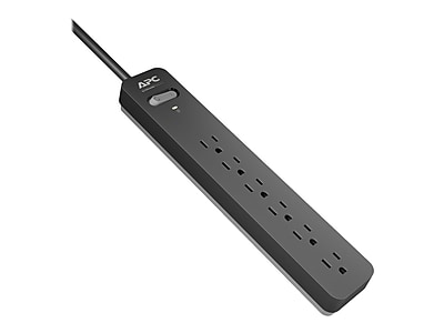 APC Essential SurgeArrest 6-Outlets Surge Protector, 6′ Cord (PE66) Sansujyuku sansujyuku.com