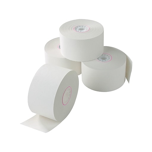 Staples Bond Paper Rolls, 1Ply, 3" x 165', 50/Carton (3550) Staples