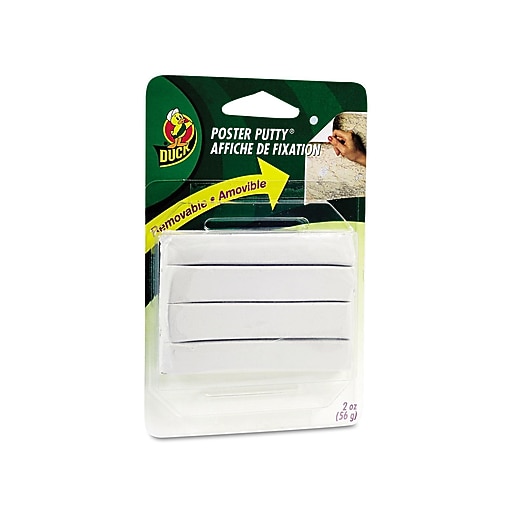 Duck Poster Putty Removable Adhesive Putty, 2 oz., White (1436912