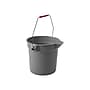 Rubbermaid Brute Bucket, 10 Qt., Gray (FG296300GRAY)~#|#~sp46038466_sc7