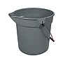 Rubbermaid Brute Bucket, 10 Qt., Gray (FG296300GRAY)~#|#~sp46038467_sc7