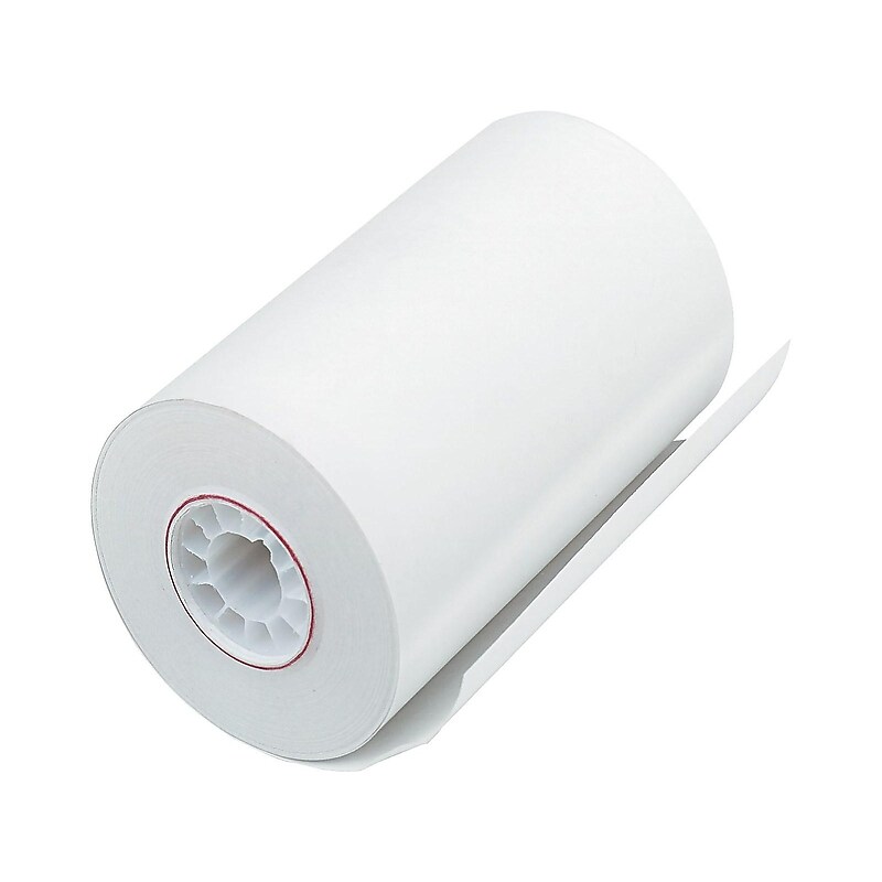 PM Company Perfection Thermal Cash Register Paper Rolls, 3 1/8" x 90', 72 Rolls/Pack (05209) image 1