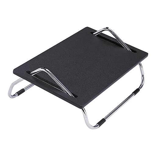 Safco Footrests, Black/Silver (2106) Staples