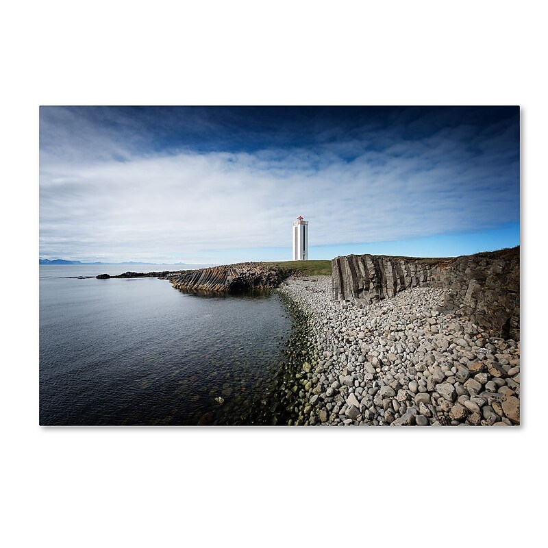 Trademark Fine Art Philippe Sainte-Laudy 'Sea and Silence' 12" x 19" Canvas Stretched Art Print (190836323586) image 1