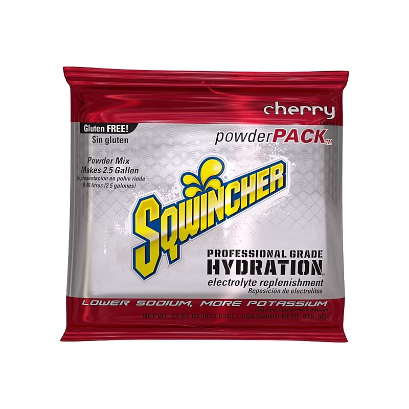 Sqwincher Powder Pack Assorted Flavors Powdered Sports Drink, 23.83 oz., 32 Packet/Carton (016044-AS) image 1