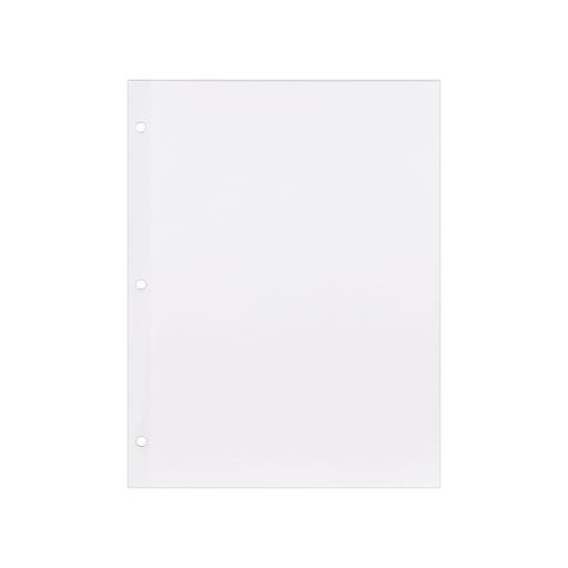National 20121 Rip Proof 20-lb Unruled Pack of 100 Sheets Reinforced Filler Paper White 11 x 8-1/2 - 5 Pack 