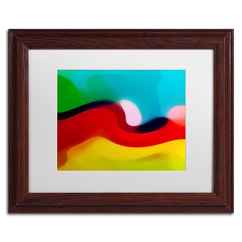 Trademark Fine Art Amy Vangsgard 'Moon Resting 3' 11" x 14" Matted Framed (886511934832) image 1