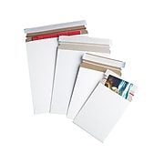 Stayflats Plus® Self-Seal Mailers, 11" x 13-1/2", White, 25/Case