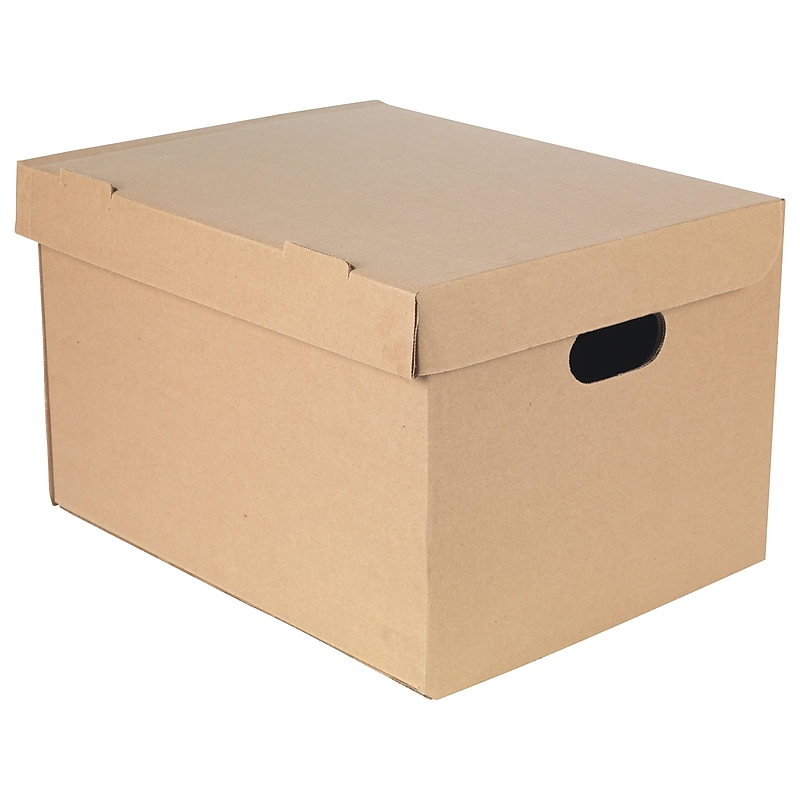 Lancaster Packaging Corrugated File Box, Brown, Each (30-2512) image 1