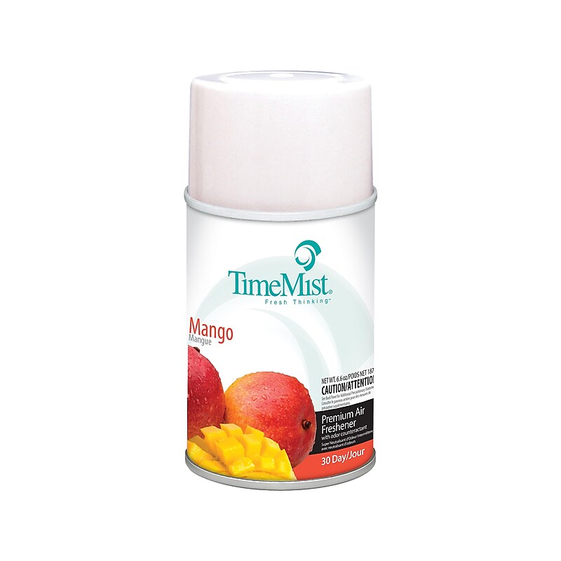 TimeMist Automatic Aerosol Air System Refill, Mango, 6 oz. (33-2960TMCA) image 1