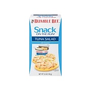 Bumble Bee Snack On The Run! Crackers, Tuna, 3.5 Oz., 12/Carton (AHF70777)