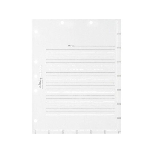 Medical Chart Ruled Index Divider Sheets at Staples