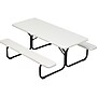ICEBERG IndestrucTable TOO 1200 Series Picnic Table, Platinum (65923)~#|#~sp46039011_sc7