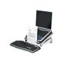Fellowes Office Suites Plastic Laptop Riser, 6.5" x 15.06" x 10.5", Black/Silver (8036701)~#|#~sp46039017_sc7