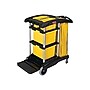 Rubbermaid Commercial Janitorial 3-Shelf Cleaning Cart, 34 gal. (RCP9T7200BK)~#|#~sp46039128_sc7