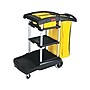 Rubbermaid Commercial Janitorial 3-Shelf Cleaning Cart, 34 gal. (RCP9T7200BK)~#|#~sp46039130_sc7