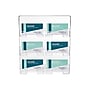 Deflect-O Wall Mounted Card Holders, Clear (70601)~#|#~sp46039180_sc7