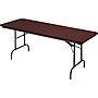 ICEBERG Premium Folding Table, 60" x 30", Mahogany (55214)~#|#~sp46039205_sc7