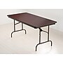 ICEBERG Premium Folding Table, 60" x 30", Mahogany (55214)~#|#~sp46039210_sc7