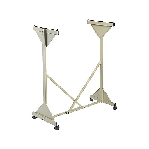 Safco Plan Center Metal Mobile Utility Cart with Lockable Wheels