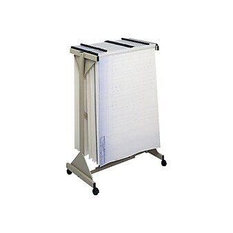 Safco Plan Center Metal Mobile Utility Cart with Lockable Wheels, Tropic Sand (5060)