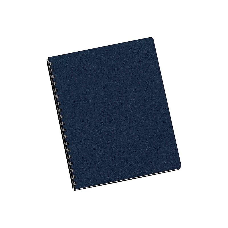 Fellowes Futura Presentation Covers Oversize Presentation Covers, 8.75"W x 11.25"H, Navy, 25 Pack (5224801) image 1