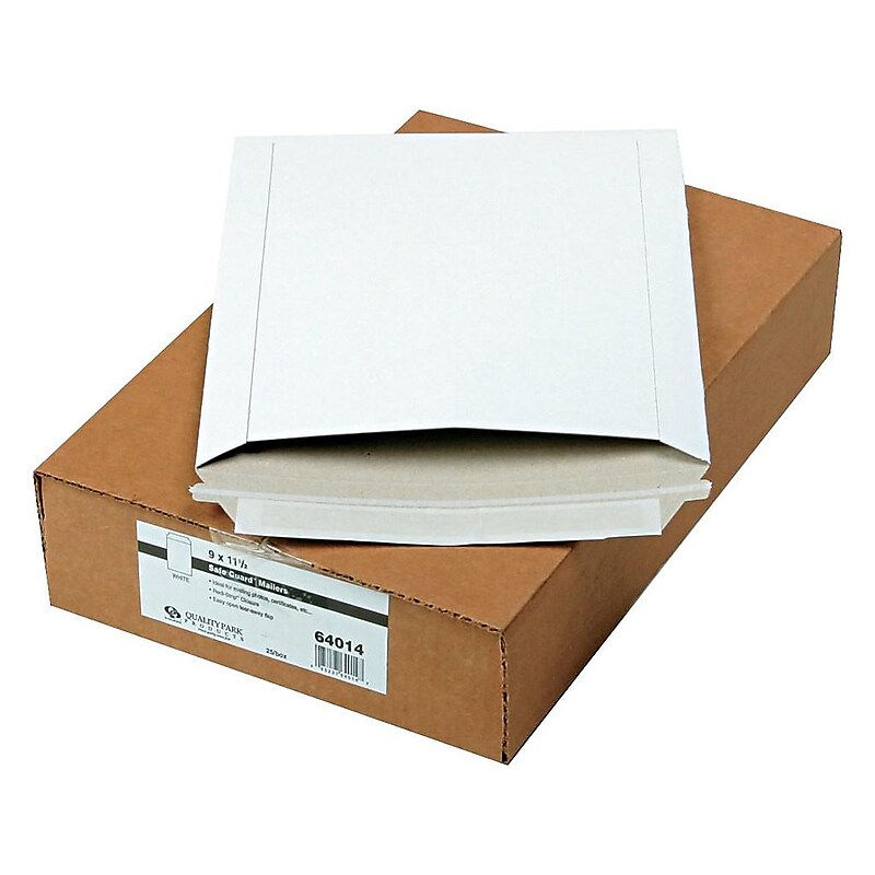 9" x 11.5" Peel & Seal Fiberboard Mailers, 25/Box (64014) image 1