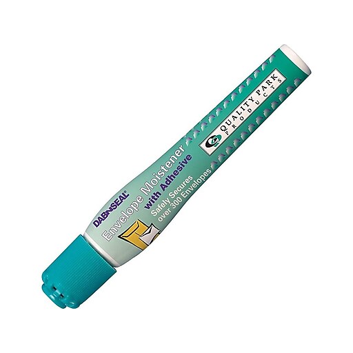 Dab 'N Seal 0.34 oz. Envelope Moistener, Blue, 2/Pack (QUA46066) Staples