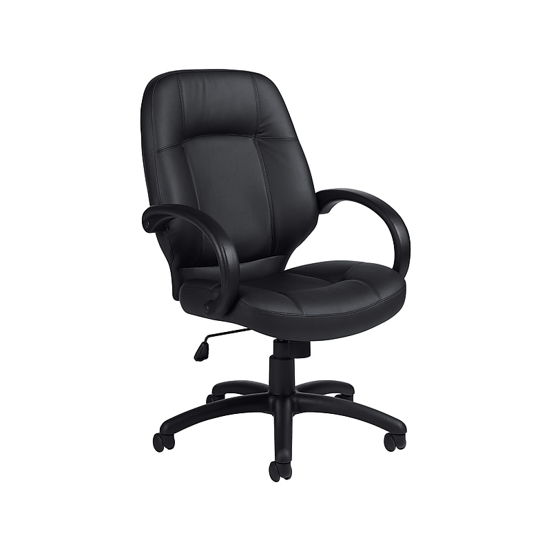 Offices To Go Luxhide Executive Chair, Black (OTG2788BL20) image 1