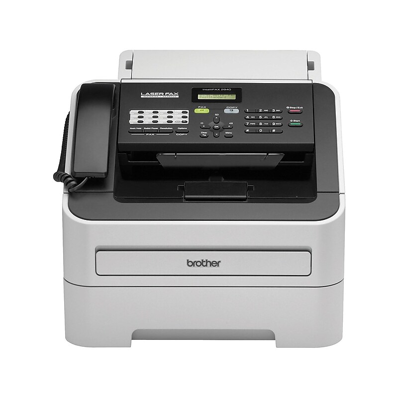 Brother IntelliFAX 2940 Laser Fax Machine, Gray/Black (FAX2940) image 1