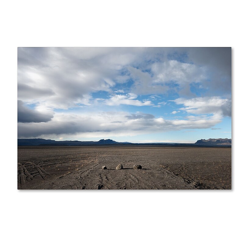 Trademark Fine Art Philippe Sainte-Laudy 'Maybe on the Moon' 12" x 19" Canvas Stretched Art Print (190836304882) image 1